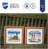 Vervaco Cross Stitch Embroidery Kits, Wall Decoration, Pre-Printed Embroidery Set, Embroidery Picture, 100% Cotton, Embroidery templates 6.70 x 6....