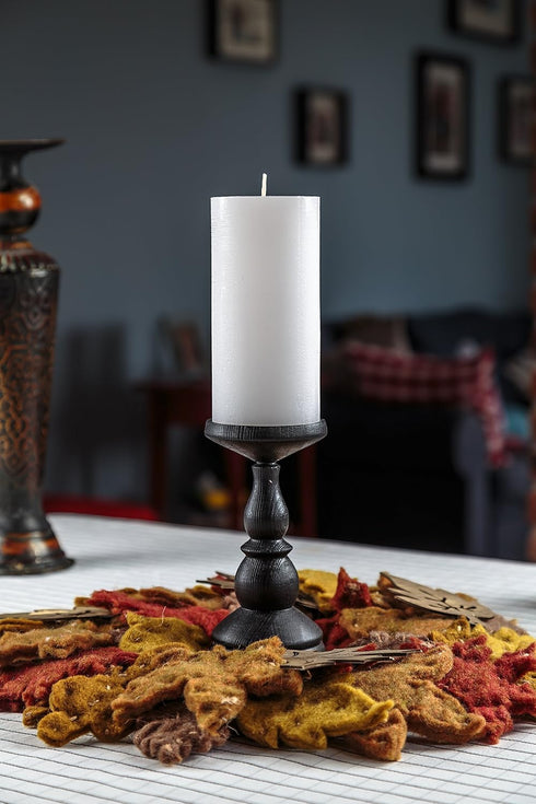 Melt Candle Pillar Candles, 3 Pack - Unscented Candles for Home, Church, Weddings, & More - 3" x 6", White...