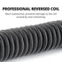GUNMJO Pro Custom Coiled USB C Cable for Gaming Keyboard, Double-Sleeved Mechanical Keyboard Cable with Detachable Metal Aviator, 1.5M USB-C to US...