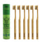 Gaia Guy Natural Bristle Bamboo Toothbrush (NO Nylon - Boar Hair ONLY) - Totally Compostable & Biodegradable Boar Bristle and Bamboo Toothbrushes ...