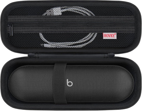 BOVKE Carrying Case Compatible with Beats Pill Wireless Bluetooth Speaker, Beats Pill Portable Speaker Holder Bag with Extra Mesh Pocket for Charg...