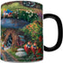 Morphing Mugs Disney - Alice in Wonderland - Thomas Kinkade - One 11 oz Color Changing Heat Sensitive Ceramic Mug – Image Revealed When HOT Liquid...