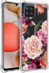 Osophter for Galaxy A42 5G Case,Samsung M42 5G Case Flower Floral for Girls Women Shock-Absorption Flexible TPU Rubber Phone Cover for Samsung Gal...