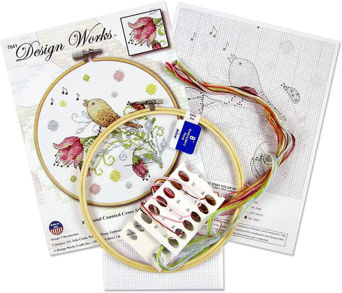 Design Works Crafts Janlynn Counted Cross Stitch Kit, Bird...