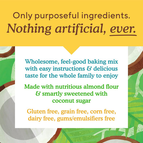 Simple Mills Almond Flour Baking Mix, Banana Muffin & Bread Mix - Gluten Free, Plant Based, Paleo Friendly, 9 Ounce (Pack of 1)...