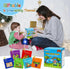 Dr.Rapeti Soft Cloth Books Baby Books Bath Books 6-Pack for Baby Infant Toddler Kids Crinkle Squeaky Washable Chewable Non-Toxic Early Educational...
