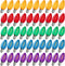 50 Pack C7 LED Replacement Light Bulb, C7 LED Bulbs for Christmas Outdoor String Lights, E12 Intermediate Base, Commercial Grade Holiday Bulbs (C7...