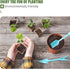 20 Pack Peat Pots, 240 Cells Biodegradable Seed Starter Pots, Peat Pots for seedlings, Starter Pots for Planting Seeds with 20 Plant Labels for In...