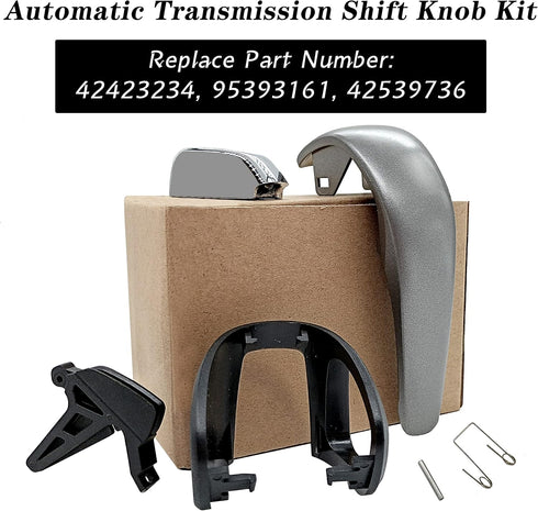 Rldym Automatic Transmission Shift Knob Kit Set of 6 Accessories Replacement for 2012-2016 Chevrolet Sonic & Trax Genuine GM 42539736 42423234 953...