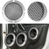 X AUTOHAUX 4" Speaker Grille Cover Mesh Trim Round Subwoofer Grille Horn Protective Guard Silver Tone Car Auto Stereo Accessories...