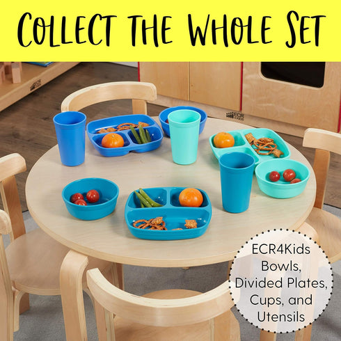 ECR4Kids My First Meal Pal Drinking Cups, Kids Plastic Tableware, Stackable And Dishwasher Safe, Stackable Tumblers For Baby, Toddler And Child Fe...