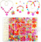 DAZZLINGKIT Bracelet Making kit Beads Charm for Jewelry Making kit for Girls. 500+ Pieces Variety Shapes and Colors Perfect Toys for Girls Kids Ag...