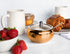 KooK Sugar Bowl, Sugar Bowl with Lid and Spoon, Sugar Container with Lid, for Salt, Coffee, Holds 2 Cups, Dishwasher Safe, Copper, 16 Oz...