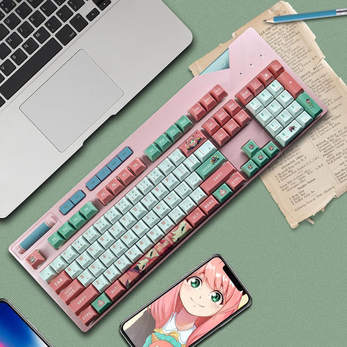 IJKT Keycaps, PBT keycap,KCA Profile for Cherry Mx Gateron Kailh Switches Mechanical Keyboard?Standard ANSI/ISO Layout...