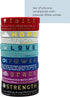 Inkstone Christian Inspirational Bible Silicone Rubber Wristbands 12 Pack - Motivational Wristbands Bracelets for Men & Women - Personalized Pack ...