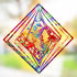 Dawhud Direct Rainbow Butterfly Kinetic Wind Spinners for Yard and Garden Wind Spinner Outdoor Metal Large Hanging Rainbow Decor Magic 3D Garden A...