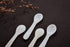 DUEBEL Set of 6 White Mother of Pearl MOP Caviar Spoons for Caviar, Egg, Icecream, Coffee Serving (White, 11x2.5cm)...