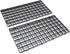 ALEGI Aquarium Plastic Grid Divider Tray Egg Crate,Grid Isolate Board Divider Fish Tank Bottom Black Filter Tray (Black 2 Pcs S)...