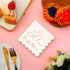 50 and Fabulous Cocktail Napkins Rose Gold - 50th Birthday Decorations for Women, Folded 5x5 Inches Disposable Party Napkins, 3-Ply Paper Beverage...