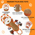 Rope-Infused Squeaky Dog Toys for Large Dogs, Interactive Tug of War Puppy Toy, Cute Pet Toys Large Plush Dog Chew Toys for Small, Medium and Big ...