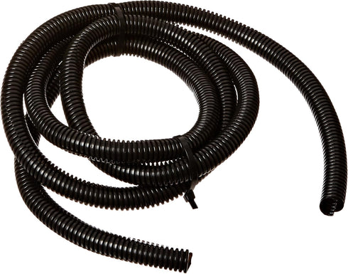JT&T Products (4306F) - 1/2" Diameter, Flex-Guard Convoluted Tubing, Split Seam, Black - 7 Ft. Cut...