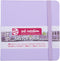 Tarens T9314-134M Art & Creation Sketchbook, Drawing Notebook, 4.7 x 4.7 inches (12 x 12 cm), Pastel Violet, Thickness: 4.9 oz/sq ft (140 g/m²), F...