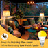 EvaStary Yellow LED Light Bulb Outdoor, 6W LED Bug Light Bulbs 40W Equivalent Outside, A19 LED Amber Bedroom Night Lights, Warm LEDs Hallway Light...