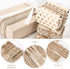 VGOODALL 7 Rolls Burlap Ribbon, Natural Jute Ribbons Lace Mesh Wedding Trim Decor, for DIY Wrapping Gifts Holiday Party Decorations...