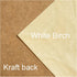 Cardstock Warehouse Wood Veneer White Birch Wood - 8.5 x 11" - 12 Pt. Thick Premium Cardstock Paper - 10 Sheets...