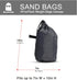Weight Bags for Pop up Canopy Tent Outdoor Instant Shelter, Sand Bags, Leg Weights for Pop up Canopy Weighted Feet Bag Sand Bag, 4-Pack, Black...