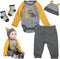 Reborn Baby Dolls Clothes Outfit Accessories Giraffe Striped 4pcs Set for 17-22 Inch Reborn Doll Newborn Girl&Boy...