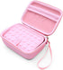 CASEMATIX Camera Travel Case Compatible with PROGRACE, Ourlife, Dragon Touch and More Waterproof Toy Camera Video Recorders - Pink Case for Toy Ac...