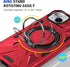 for iPhone 15 Plus Case with Screen Protector+360°Ring Holder Stand+Camera Lens Protector,Compatible with MagSafe,Dual Layer Protective Sturdy Mag...