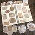 Vintage Scrapbook Paper Stickers, 80 Pcs Scrapbooking Sticker Book Aesthetic Junk Journal Supplies DIY Decoupage Paper Accessories Stickers Craft ...