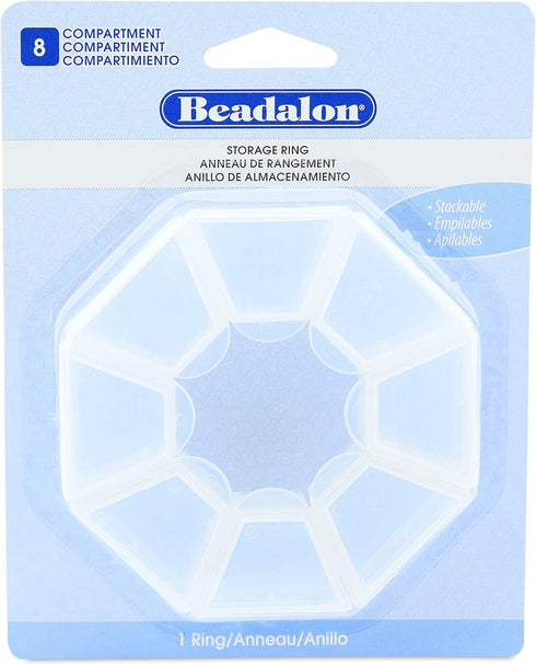 Beadalon Storage Ring 8 Compartment...