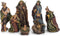 Kurt S. Adler Kurt Adler 3.5-Inch Resin, 7-Piece Nativity Set, Multi for Christmas...