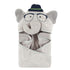 Hudson Baby Unisex Baby Cotton Animal Face Hooded Towel, Smart Elephant, One Size...