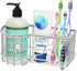 Simple Houseware Multi-Functional 6 Slots Toothbrush Holder, Chrome...