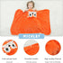 MICHLEY Baby Hooded Swaddling Blanket for Boys Girls, Animal Face Toddler Fall Winter Throw Blankets 0-3 Years(Fox)...