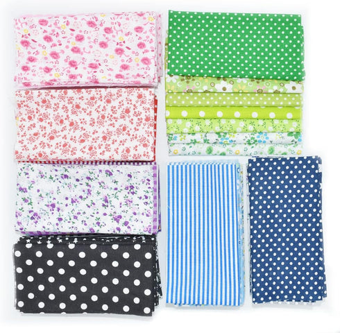 56Pcs 10"x10" Quilting Cotton Fabric Squares Sheets Pre-Cut Multi-Color No Repeat Design Printed Floral Craft Fabric for DIY Sewing Scrapbooking Q...