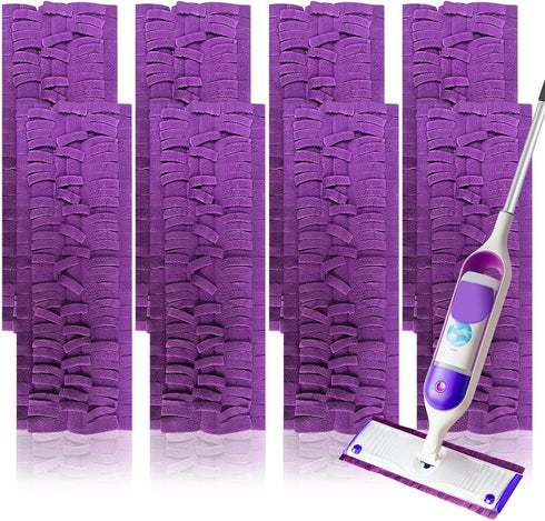 8 Pack Power Mop Refill Pads for Swiffer & Multi-Surface Mop, PowerMop Wood Mop, Replacement & Washable & Reusable Multi-Surface Mop for Floor Cle...