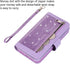 EYZUTAK Wallet Case Compatible with iPhone 12 Mini 5.4 inch 2020,Magnetic Handbag Zipper Pocket PU Leather Flip with 9 Card Slots and Wrist Strap ...