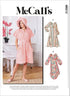McCall's Misses' Raglan Sleeve Dress Sewing Pattern Kit, Code M8212, Sizes XS-S-M, Multicolor...