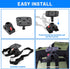 Fish Finder Mount Base with Mount Bracket, Removable Adjustable Boat Fish Finder Electronic Mount, Universal Marine Electronic Fish Finder Mount f...