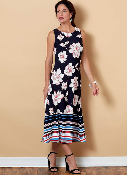 Butterick B6653A5 Fast and Easy to Sew Women's Pullover Knit Dress Sewing Patterns Sizes 6-14...