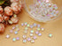 Tupalizy 100PCS Mini Acrylic Beads 9mm Heart Charms and 11mm Star Beads for Jewelry Making Bracelets Necklaces Earrings Key Chains Accessories DIY...