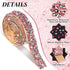 Xinnun 5 Rolls Crystal Shiny Rhinestone Ribbon Self-Adhesive Rhinestone Strips Ribbon Resin Diamond Bling for Art Craft DIY Party(Basic Style,Mixe...