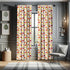 Ambesonne Leaf Curtains, Colorful Fall Autumn Leaves on White Background Seasonal Design Modern Art, Window Treatments 2 Panel Set for Living Room...