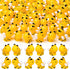 92PCS Mini Resin Bees Cute Bee Figurines for Cake Toppers, Tiny Bees Miniatures for Baby Shower Fairy Garden Miniature Moss Landscape Crafts DIY H...