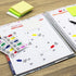Lined Sticky Notes, 3x3 Inch, 600 Sheets Self-Stick Notes, Easy to Post for School, Office, Notebook, Pastel Yellow Color, 100 Sheets/Pad...